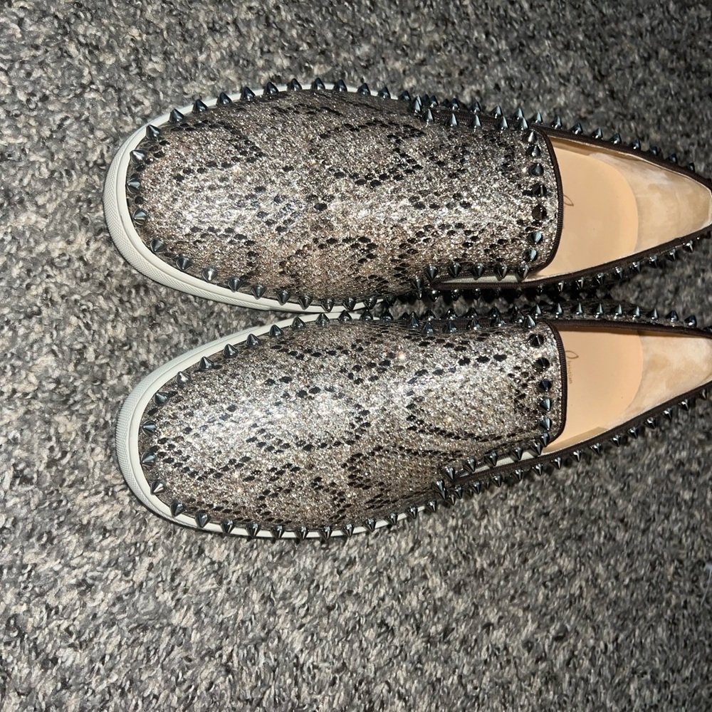 Christian Louboutin snake skin